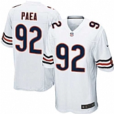 Nike Men & Women & Youth Bears #92 Paea White Team Color Game Jersey,baseball caps,new era cap wholesale,wholesale hats